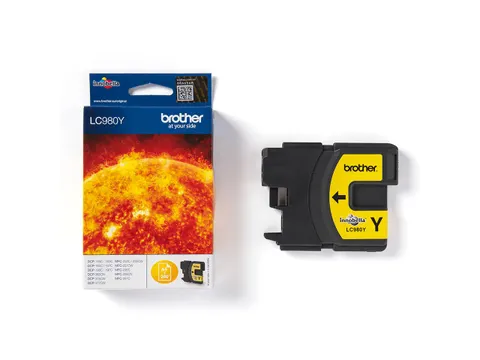 Inktcartridge Brother LC-980Y geel
