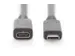 USB Type-C verlengkabel St/Bu 0,7m Gen2 5A 10GB 3.1-versie Zwart