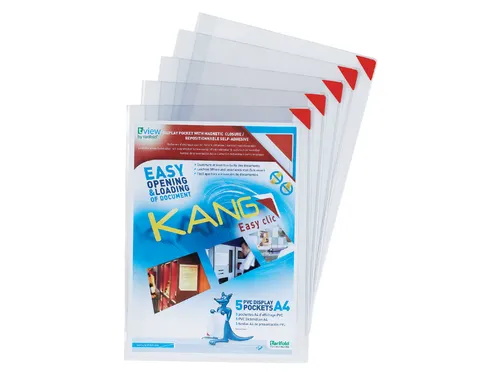 Presenteerhoes Djois Kang easy clic A4 herpositioneerbaar zelfklevend