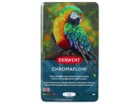 Kleurpotloden Derwent Chromaflow set à 12 kleuren