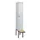 locker met bank,HxBxD 2120x300x815mm,1vak,vak B 300mm,draaigrendel