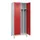 locker voor scheiding van kleding,HxBxD 1950x800x500mm,2vak
