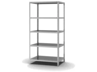 magazijnstelling,grondveld,HxBxD 2000x1000x600mm,vaklast 350kg - 2