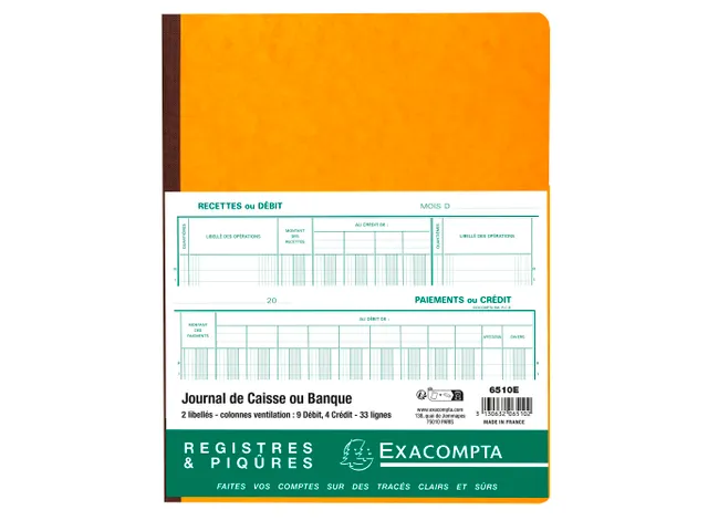 Piqure 32x25 Caisse/ banque 9d.-4c 80bl