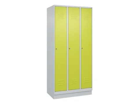 locker voor scheiding van kleding,HxBxD 1950x900x500mm,3vak
