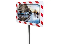 verkeersspiegel,HxB 756x956mm,spiegel RVS,frame pvc-schuimstof