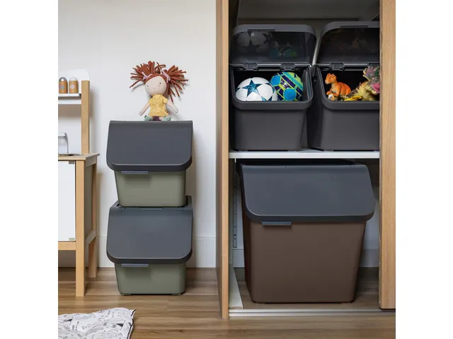 Sigma Home sorteer unit 45L bruin - 49,3x38,8x29,8cm
