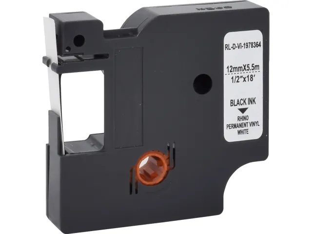 DYMO D1 tape 1978364 12mmx5,5m zwart op wit