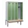 locker met bank,HxBxD 1950x1200x815mm,4vak,vak B 300mm,cilinderslot