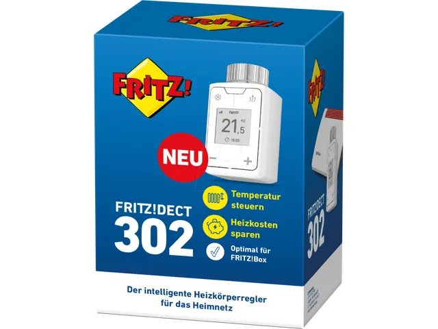 Smart FRITZ!Dect AVM 302 Intelligente Radiatorknop voor CV