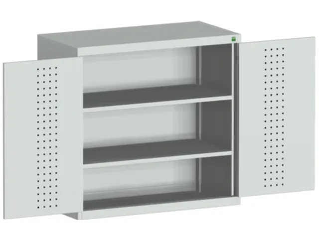 kast met perforaties HxBxD 1000x1050x525mm 2xStalen bodem Ral5010