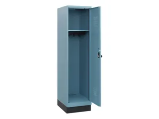 schoollocker,HxBxD 1630x400x500mm,1vak,vak B 400mm,draaigrendel,sokkel - 1