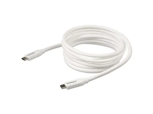 Usb-c Naar Usb-c Kabel 5a/100w Power Delivery M/m Wit 2 Meter Usb 2.0