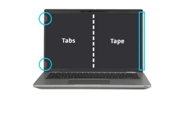 Kensington High Clarity Privacyfilter voor 14 inch laptops 16:9