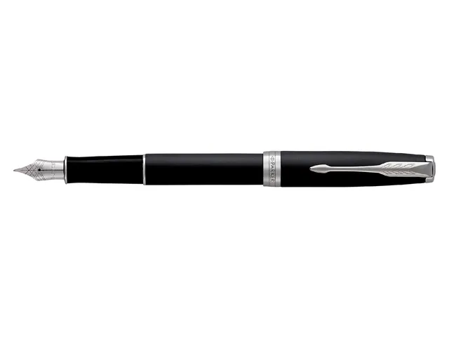 Vulpen Parker Sonnet Matte Black lacquer CT medium