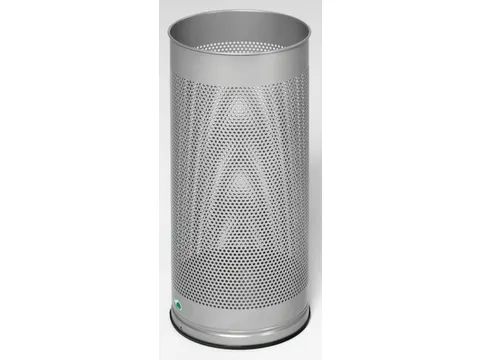 paraplubak,HxØ 610x270mm,staal,zilverkleurig,geperforeerd