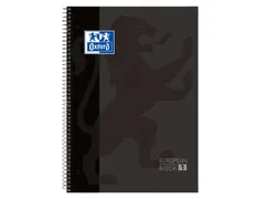 Notitieboek Oxford Classic Europeanbook A4+ lijn 80 Vel Zwart