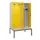 PBM-locker met bank,HxBxD 2120x1200x815mm,4vak,vak B 300mm