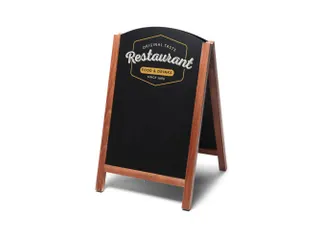 Krijtstoepbord Fast Switch 68x120cm Lichtbruin - 7