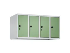 opzetkast,v. locker,4vak.,vak B 250mm,HxBxD 500x1000x500mm,vleugeldeur