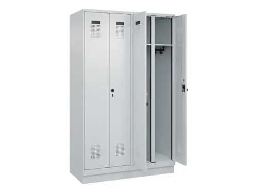 locker voor scheiding van kleding,HxBxD 1950x1200x500mm,4vak