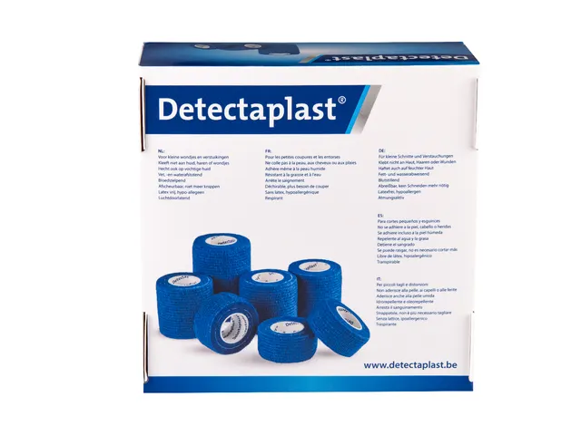 Cohesief verband blauw Detectaplast assorti 7 stuks