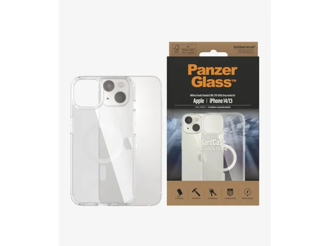PanzerGlass HardCase MagSafe Transparent, Hoes, Apple, iphone 14, 15,5