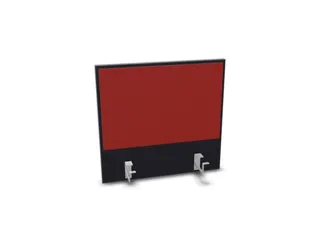 opzetpaneel,v. bureau,aanbouw achter,B 600mm,CC-zwart,BN4011-rood - 1