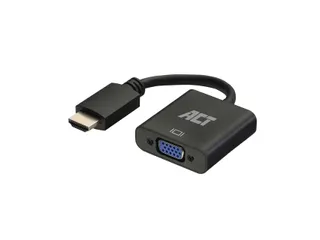 Adapter ACT HDMI naar VGA met audio 0.15 meter - 2
