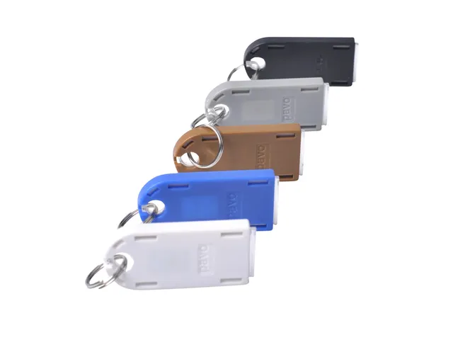 Sleutellabel Pavo magnetisch 10 stuks assorti
