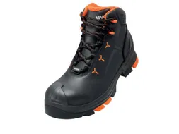 Uvex 6503.2 S3 veiligheidsschoenen, SRC, ESD, zwart/oranje, maat 44, p