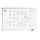 Accents Linear Maandplanner Cool 60x90 cm