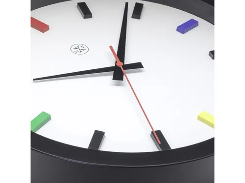 Kleurrijke wandklok - 36cm - Stille klok - Multicolor - nXt by NeXtime