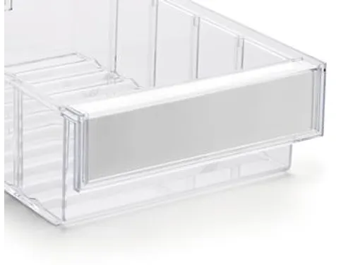 Transparante Assortimentsdoos Hxbxd 100x132x300mm Polystyreen