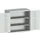 kast met perforaties HxBxD 1000x1050x525mm 2xStalen bodem Ral5010