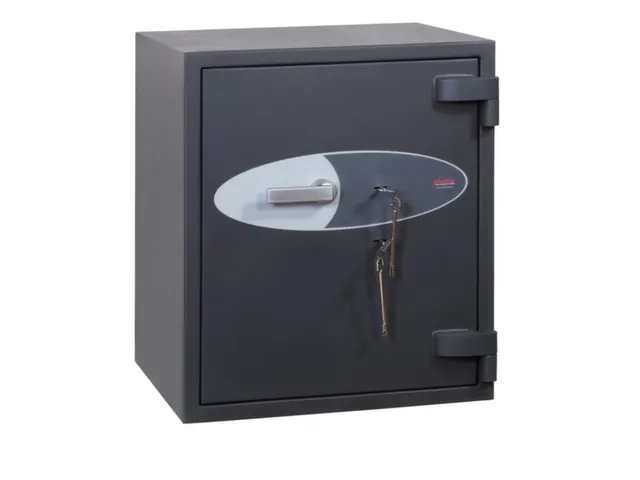 kluis,HxBxD 680x580x545mm,1niveaus,romp RAL7024,front RAL7024