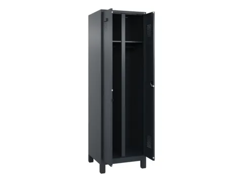 locker voor scheiding van kleding,HxBxD 1950x600x500mm,2vak