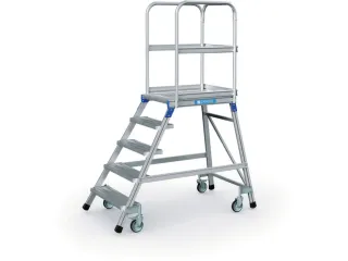 Bordestrap Aluminium Bordes 1200x 600x 800mm 5treden Aluminium - 3
