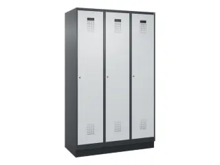 locker voor scheiding van kleding,HxBxD 1950x1200x500mm,3vak - 2