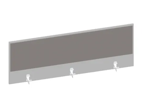 baliepaneel bureau aanbouw achter MP-lichtgrijs BN8078-grijs 1400mm