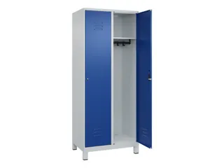 locker,HxBxD 1950x800x500mm,2vak,vak B 400mm,cil.-slot,voeten - 2