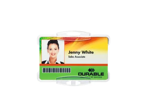 Durable Houder Transparant Voor Veiligheidspas 54x85mm Voordeelbundel