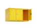 opzetkast,v. locker,3vak.,vak B 300mm,HxBxD 500x900x500mm,cilinderslot
