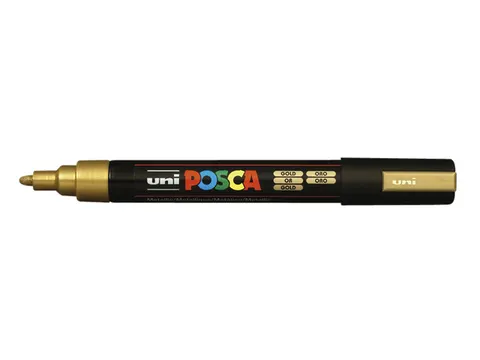 Verfstift Posca PC5M Medium Punt 1,8-2,5mm Goud
