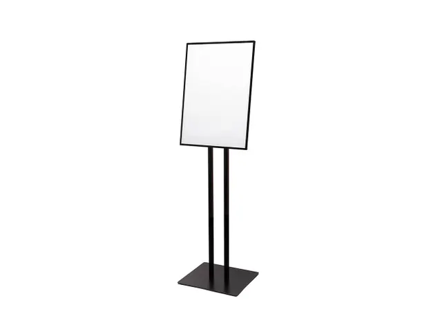 Verlicht Menustandaard LED Slide In A2 Zwart