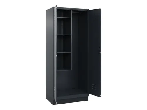 schoonmaakkast,HxBxD 1950x800x500mm,links 4vakken