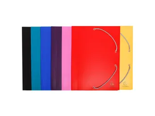Elastomap A4 Assorti 3 Kleppen Polypropyleen 4/10de Ondoorschijnend - 33