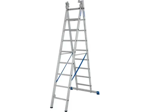 multifunctionele telescoopladder,3x9,sporten,balk L 2,6-6,05m