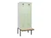 locker met bank,voor scheiding van kleding,HxBxD 2120x800x815mm,2vak