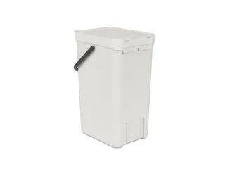 Afvalemmer Sort & Go 16 Liter Lichtgrijs - 4